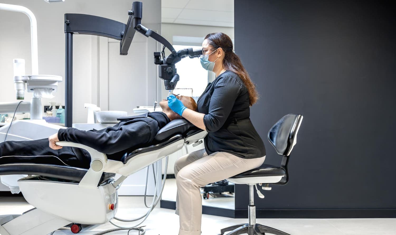 patient smiling after dental implant treatment at SoCal Prime Dentistry in Rancho Santa Margarita, CA